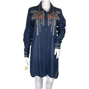 NWT Desigual Women's Camisole Blouse Denim Size M